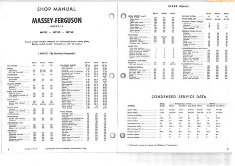 Massey Ferguson MF135 MF 135 Tractor Service Repair Manual