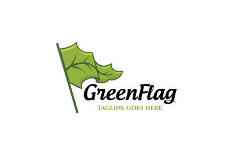 Green Flag Logo Design – Logo Cowboy