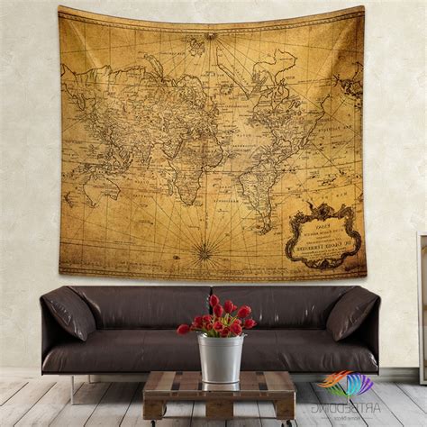 15 The Best Antique Map Wall Art