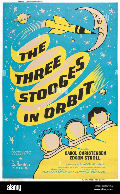 THE THREE STOOGES IN ORBIT, poster art, 1962 Stock Photo - Alamy