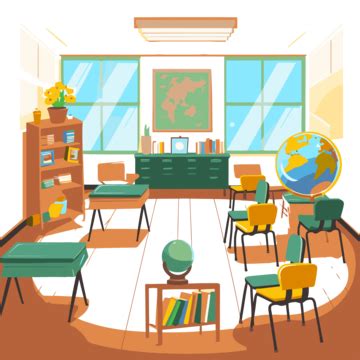 Classroom Free Vector, Sticker Clipart Isometric Children Sit At The Desks In A Classroom ...
