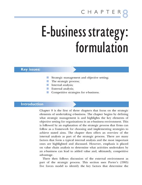 Introduction to e-Business Management and Strategy-230 - C H A P T E R ...