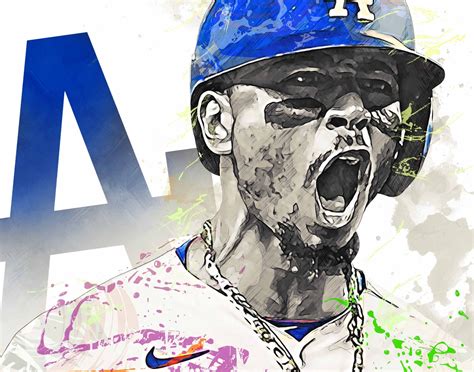 Mookie Betts Poster Los Angeles Dodgers Canvas Print Wall | Etsy