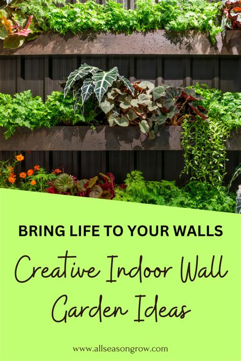 Indoor Wall Garden Creative Ideas - All Season Grow