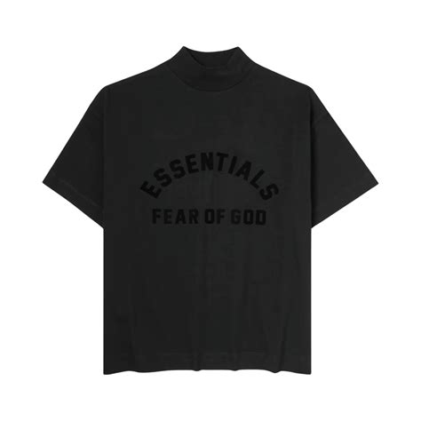 Fear of God Essentials Logo Appliqued Tee (Kids) 'Black' – OG Market