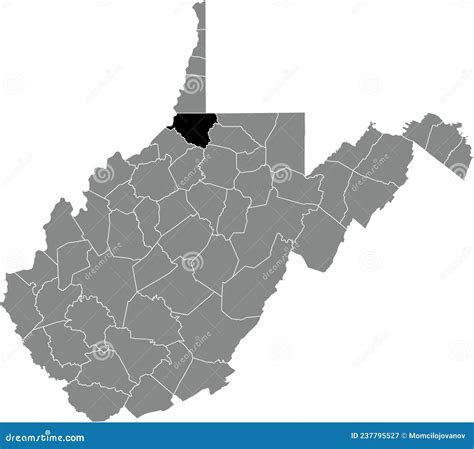 Location Map of the Wetzel County of West Virginia, USA Stock Vector - Illustration of carving ...