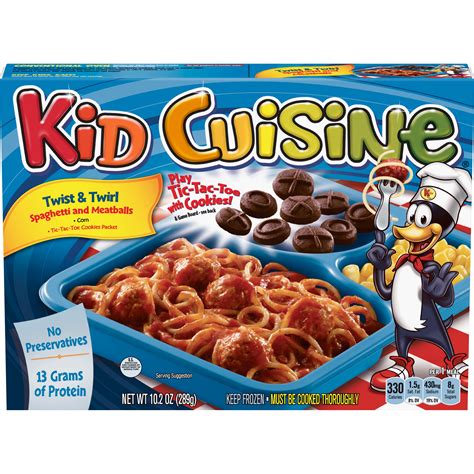 KID CUISINE Twist & Twirl Spaghetti and Meatballs Frozen Meal With Corn ...