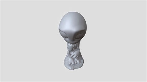 Gray Thinker_CULTS - 3D model by rickybru3d [9cbf9d8] - Sketchfab