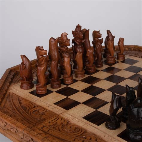 Hand Carved Stunning Chess Set - Sea Life & Friends Motif – From Bali to Us