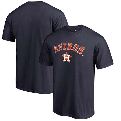 Men's Houston Astros Fanatics Branded Navy Wordmark Team Lockup T-Shirt