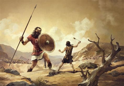 Bible Tale: David vs. Goliath Wallpaper - Christian Wallpapers and Backgrounds