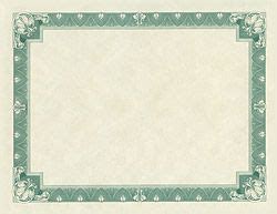 Certificates Archives | Award certificates, Green border design, Certificate background