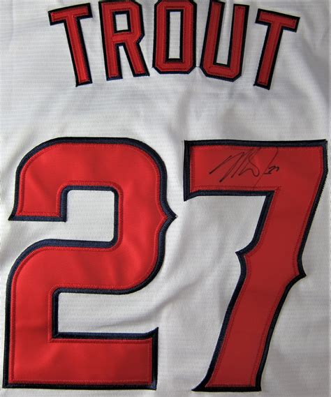 Mike Trout Autographed Jersey - Memorabilia Center