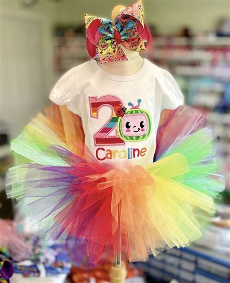 Cocomelon Birthday Tutu Outfit | Birthday tutu outfit, Kid birthday outfits, 2nd birthday outfit