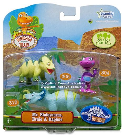 Dinosaur Train - 3 Pack - Mr Einiosaurus Ernie and Daphne | Dinosaur ...