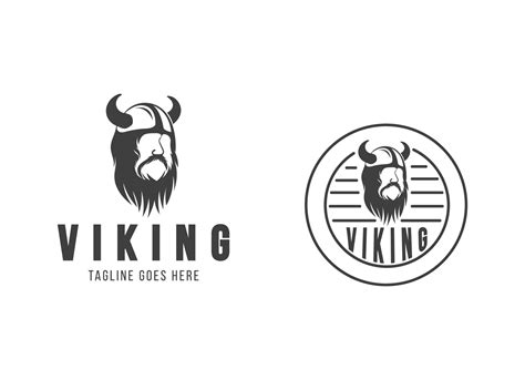 The Viking Logo design 4852205 Vector Art at Vecteezy