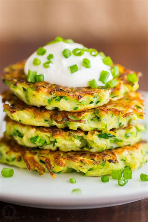 Zucchini Fritters (VIDEO) - NatashasKitchen.com