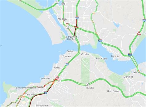 Caltrans Closes Interstate 80 on both sides of Carquinez Bridge (City ...