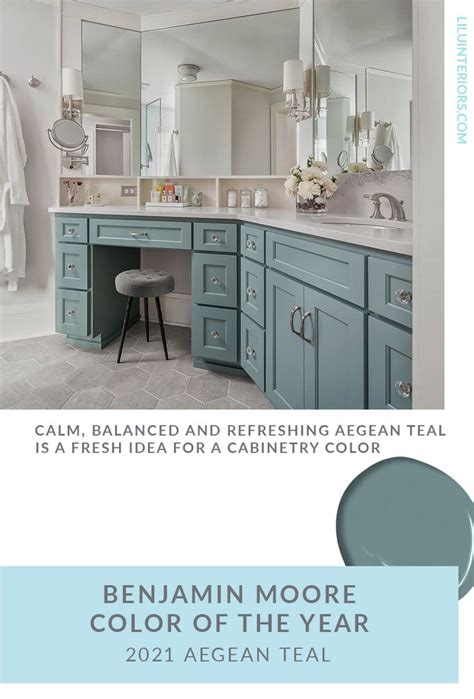 Aegean Teal Benjamin Moore's Color of the Year 2021 -According to LiLu ...