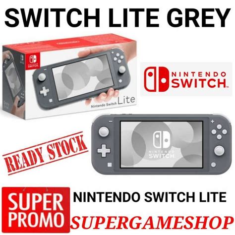 Promo Nintendo Switch Lite Grey Game Console Diskon 38% di Seller Super ...