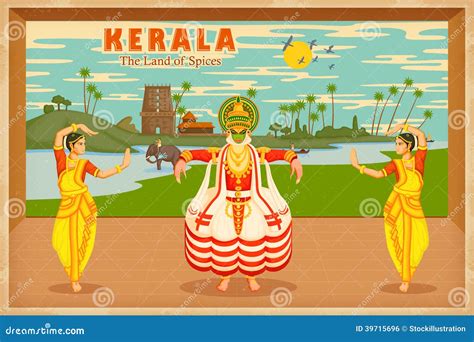 Culture Of Kerala Stock Vector - Image: 39715696