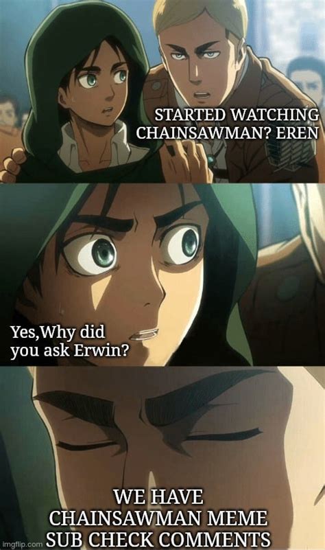 Check our new CSM meme community : r/attackontitanmemes