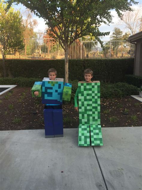 Minecraft Zombie and Creeper Costumes - Costume Yeti