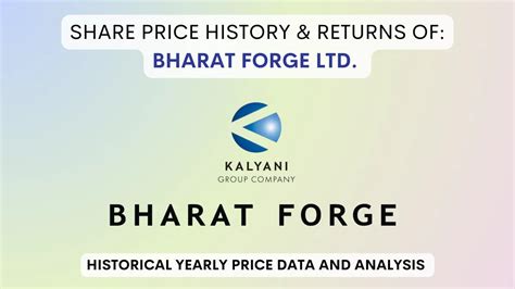 Bharat Forge Share Price History & Returns (1990 To 2024)