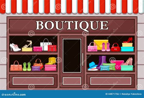 Boutique de la manera ilustración del vector. Ilustración de manera ...