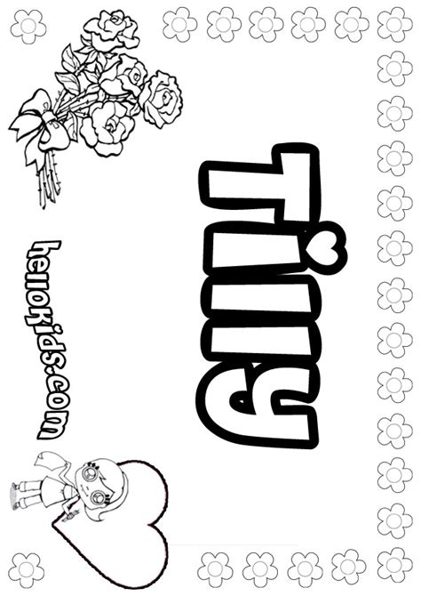 Tilly coloring pages - Hellokids.com