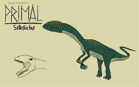 Genndy tartakovsky primal Sillosuchus style by ManuCrack941 on DeviantArt