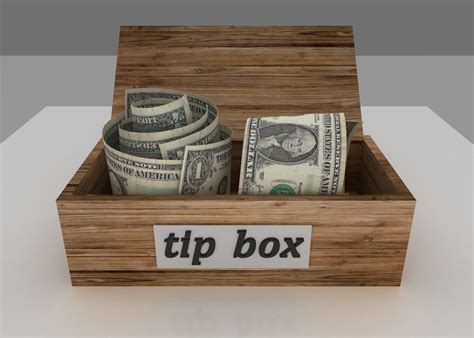 3D model tip box | CGTrader