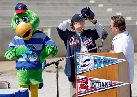 Krash, mascot of the Columbus Clippers