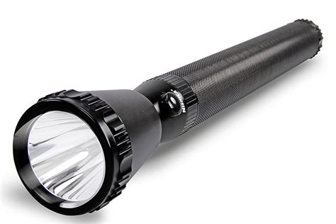 Buy NISHICA 1500 Meter Rechargeable LED Waterproof Industrial Security Metal Flashlight Torch ...