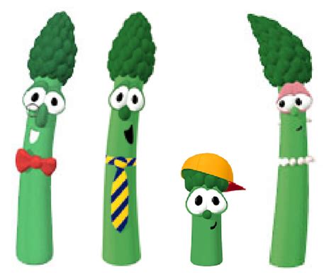 The Asparagus Family | VeggieTales - It's For the Kids! Wiki | FANDOM powered by Wikia