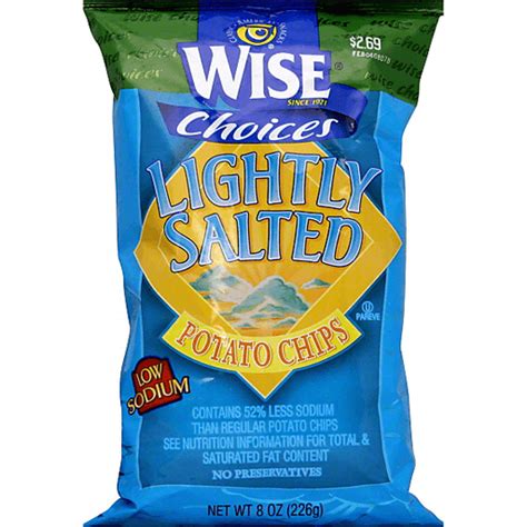 Wise Potato Chips, Lightly Salted | Snacks, Chips & Dips | Foodtown