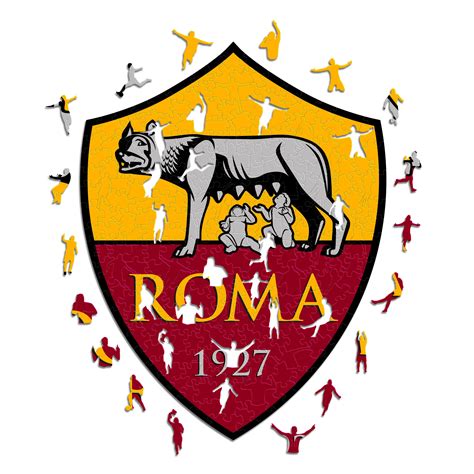 AS Roma® Logo - Wooden Puzzle – Iconic Puzzles