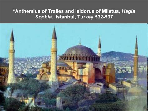 [PPT] - *Anthemius of Tralles and Isidorus of Miletus, Hagia Sophia, PowerPoint Presentation ...