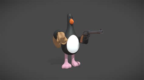 Robber- cartoon character 3d model - Download Free 3D model by ...