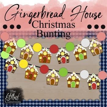 Gingerbread House Christmas Banners | Christmas Bulletin Board Banners
