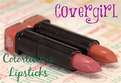 Covergirl Colorlicious Lipstick: Tempting Toffee & Romance Mauve