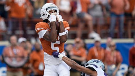 This will be the 5th CFP for Texas WR Adonai Mitchell