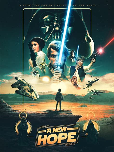 Star Wars: A New Hope poster by Nicolas Tetreault-Abel : StarWars