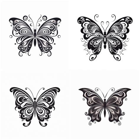 Butterfly Tattoo Flash Butterfly Tattoo Back Butterfly Tattoo Stencils ...