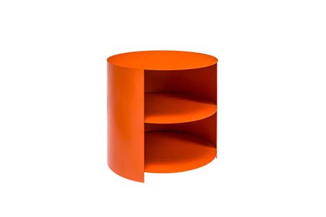 Hide Side Table, Pure Orange — Hem Pedestal Side Table, Ral Colours ...