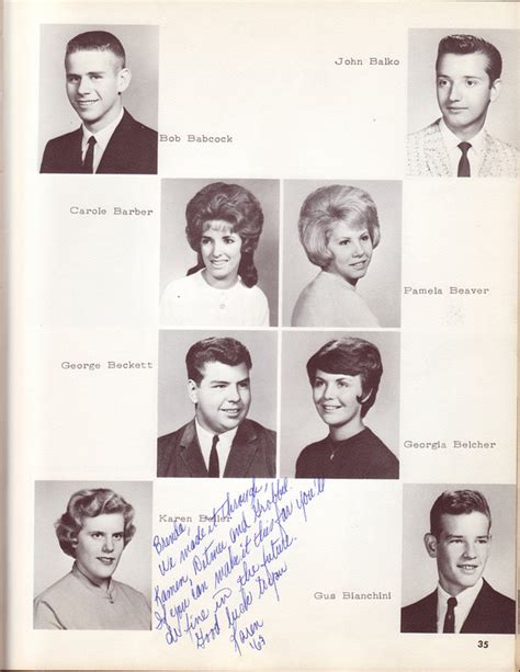 1963 Yearbook - Seniors - Center Line High School Memories