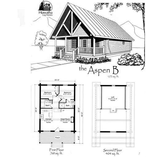 Open Concept Cabin Floor Plans With Loft : Cabin plans with loft are ...