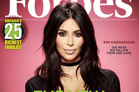 Kim Kardashian Celebrates 'Forbes' Cover With Self-Aware Tweet