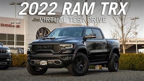 702HP Lifted Pickup Truck From Factory - 2022 Ram 1500 TRX Feature ...