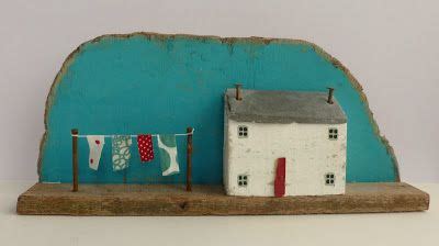 I love this artwork ! Paper Doll House, Paper Houses, Wooden Houses, Sea Crafts, Wood Crafts ...